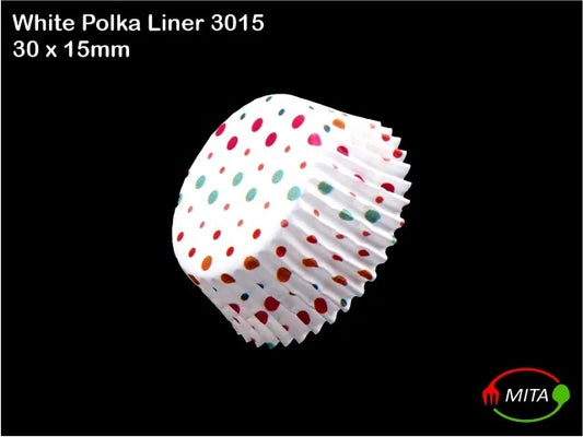 White Paper Cup 3015 Polka (CHOCOLATE) Pack of 1000
