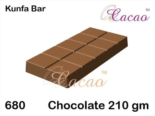Mould 680 DUBAI KUNAFA DEEP BAR (210gm) | Kunafa Chocolate Mould