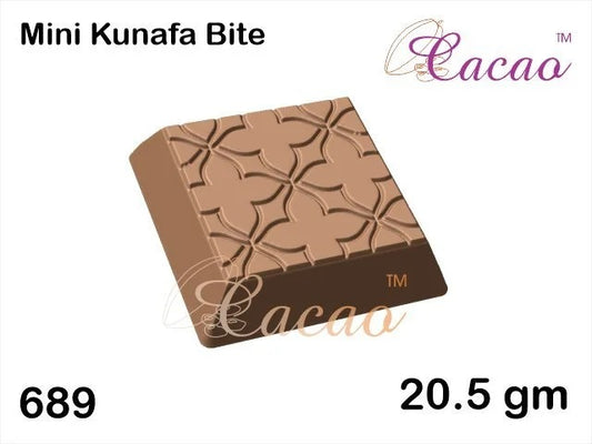 Mould 689 DUBAI KUNAFA MINI BITE | Mini Kunafa Chocolate Mould