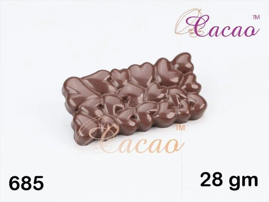 Mould 685 SPLASH OF HEARTS MINI BAR | Mini Heart Bar chocolate mould
