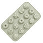 Assorted Dessert Silicone Mold | 15 Cavity Decorative Chocolate & Candy Mold
