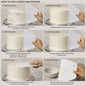 Large Heavy Plastic Cake Scraper / Cake Smoother