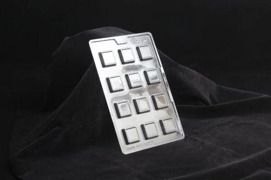 Sqaure Cavity  Chocolate Mould | Plastic Sqaure Chocolate Mould- 394