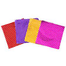 4 in 1 Multi Colour Dotted Print Chocolate Wrapper | Small Dotted Multicolour Chocolate Wrapper-280pcs