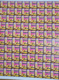 Orange Flavour Cavity Size Sqaure Chocolate Stickers