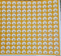 Pineapple Flavour Small 0.5 inch Chocolate Stickers