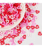 Hollow Heart Shape Sprinklers for cake & chocolates (100gm pack) (White & Pink Mix only)