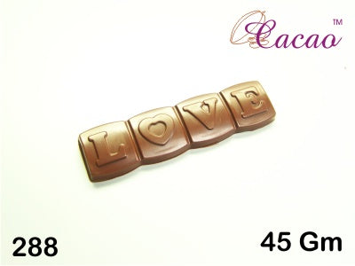 Valentine Special LOVE Bar Mould 45gm | Valentine Chocolate Mould