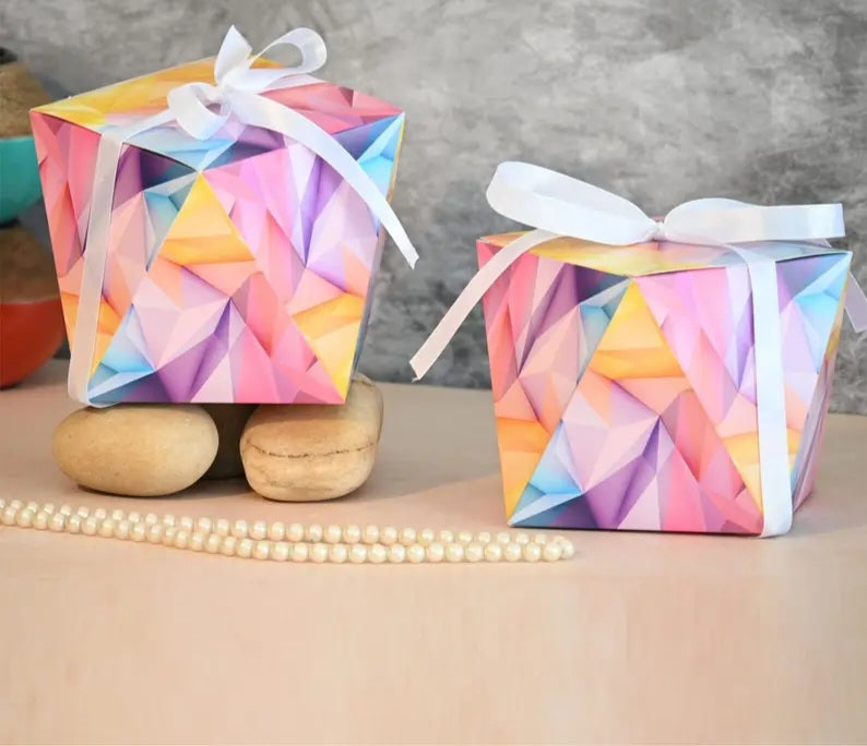 Multi Purpose Diamond Shape Hamper Box (Pack of 6)