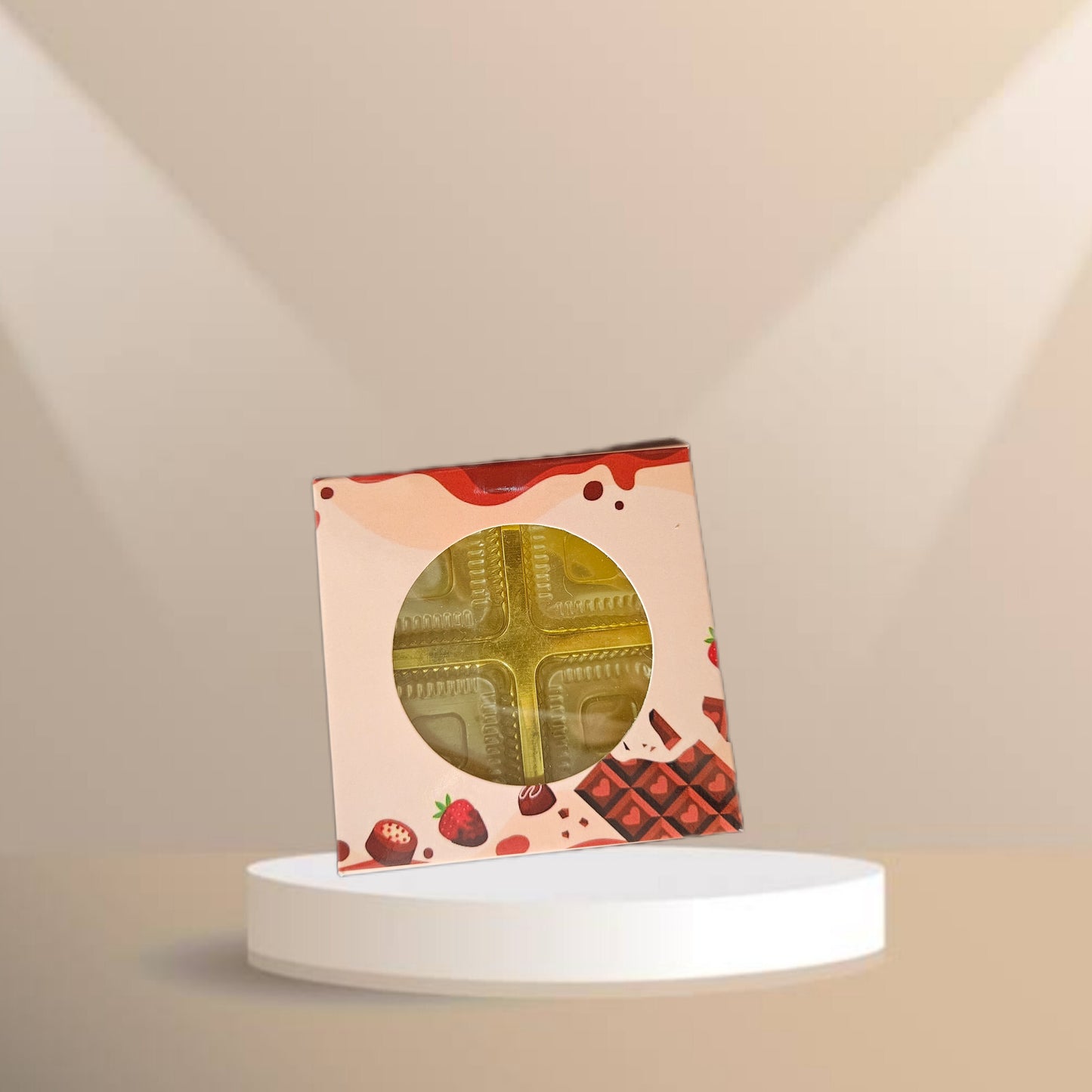 4 Cavity Chocolate Box (Set of 10)