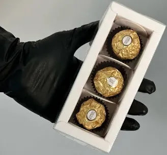 3 Cavity Chocolate Box (Pack of 10) | 2 Chocolate bx