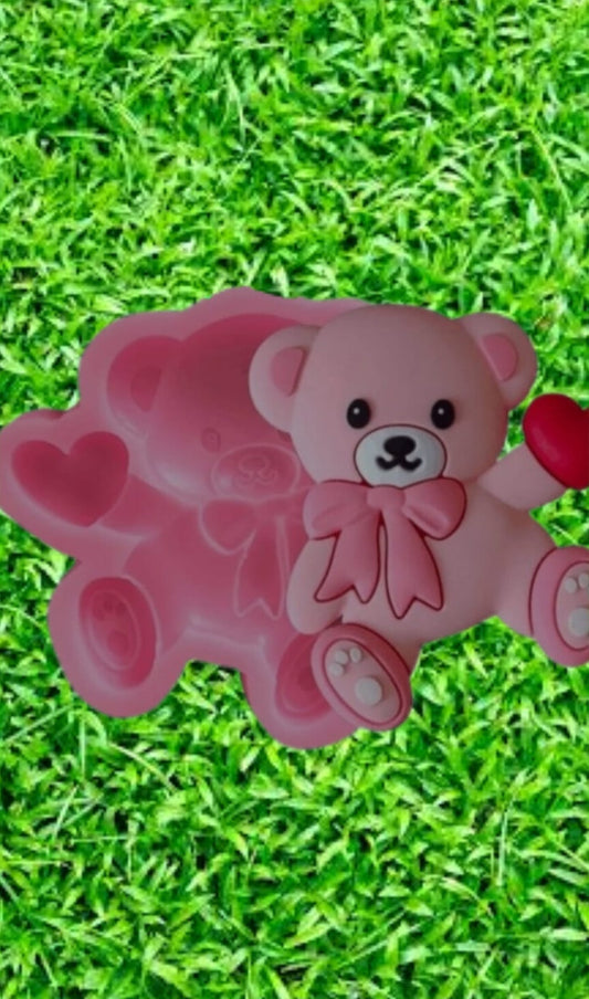 Small Teddy bear Silicon Mould for Chocolates & Cake Decoration