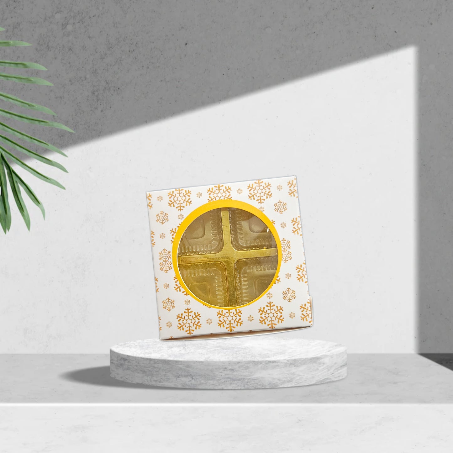 4 Cavity Chocolate Box (Set of 10) 4 Chocolate boxes