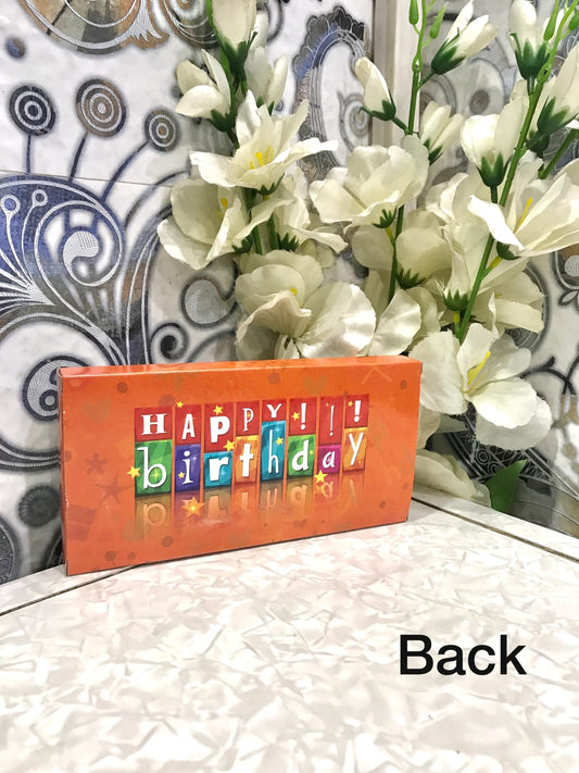 Happy Birthday Printed 8 Cavity Chocolate Box (Pack of 10)