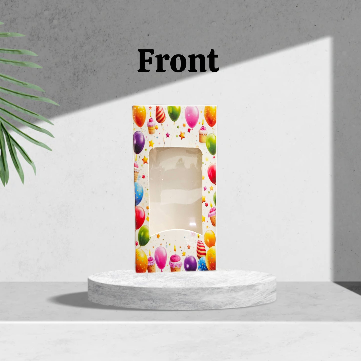 Happy Birthday Premium Design Medium Size Chocolate Bar box (Pack of 10) (Size- 14*7*1 cm) for 50-60gm Chocolates