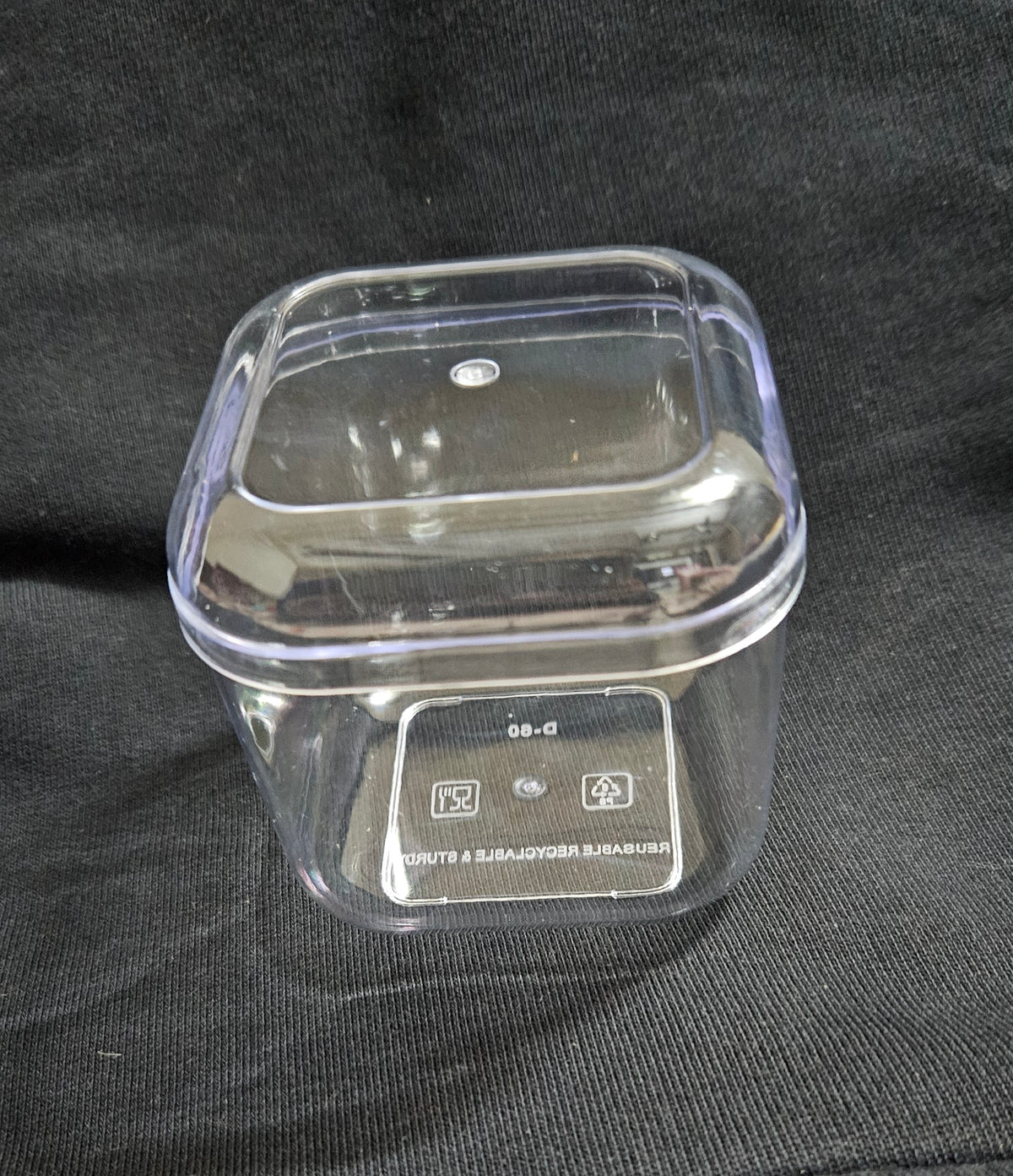 3*3 inch Acrylic Dessert box (Pack of 10)