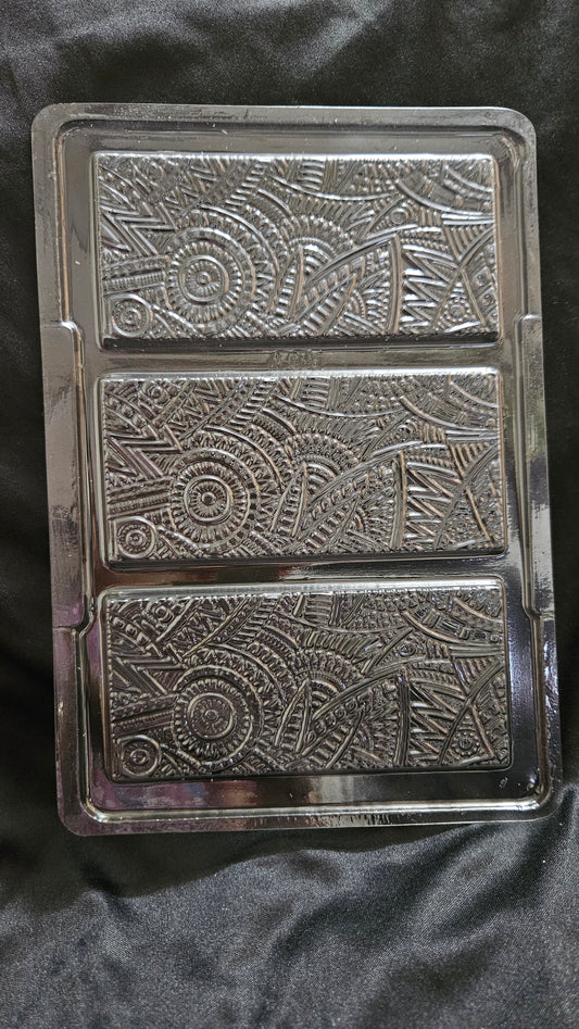 Mandala Design Bar chocolate mould 50-60gm | Designer Bar Chocolate Mould -495