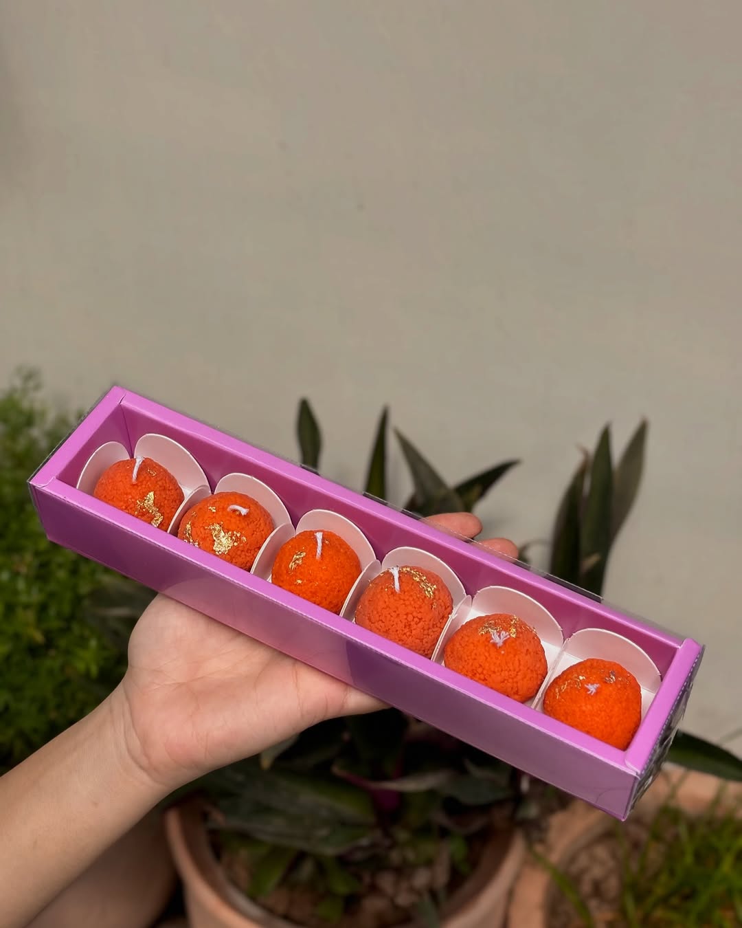 6 Cavity long boxes for Chocolates, Candles & Ferrero Rochers (Pack of 10)