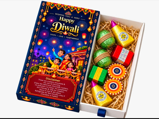 Happy Diwali Cracker Chocolate Box (Pack of 5)