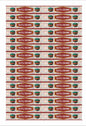 Sutli Bomb Sticker for Mould no. 512 & 186 (28 stickers in a sheet) Diwali Cracker Chocolate Stickers