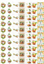 Happy Pongal Cavity Size Stickers (Pack of 70 Stickers)