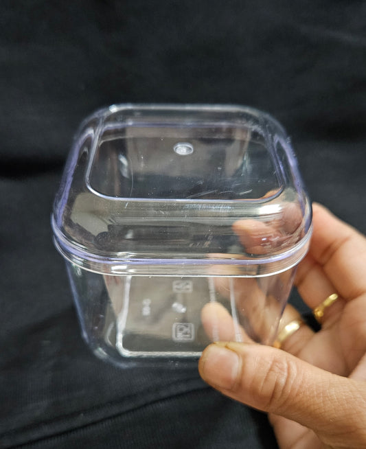 3*3 inch Acrylic Dessert box (Pack of 10)