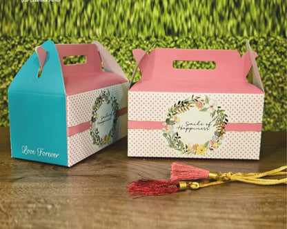 Multi Purpose Return Gift Hamper box  (Set of 10) (Random colour as per availability)