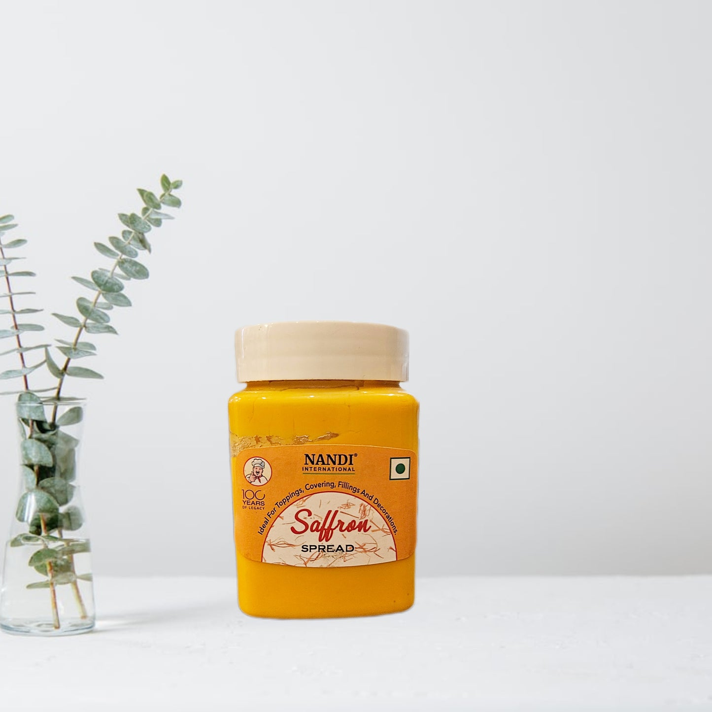 Nandi Saffron Spread for Chocolate Filling & Cake decorations (200gm)