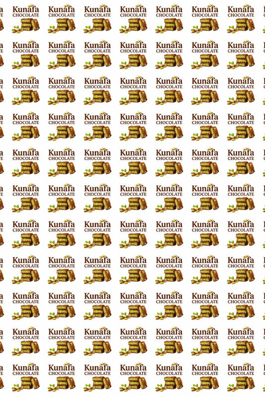 Kunafa Flavour Cavity Size 1.2 inch Stickers (1 Sheet of 70 stickers) Random Design as per availability