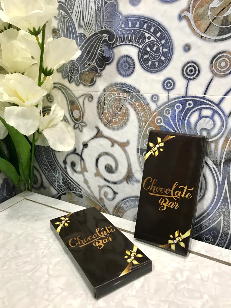 Chocolate Bar Boxes for Medium size Chocolate bar of 50-60gm | Size 14*7 cm available in many designs