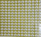 Rum & Raisin Flavour Small 0.5 inch Chocolate Stickers