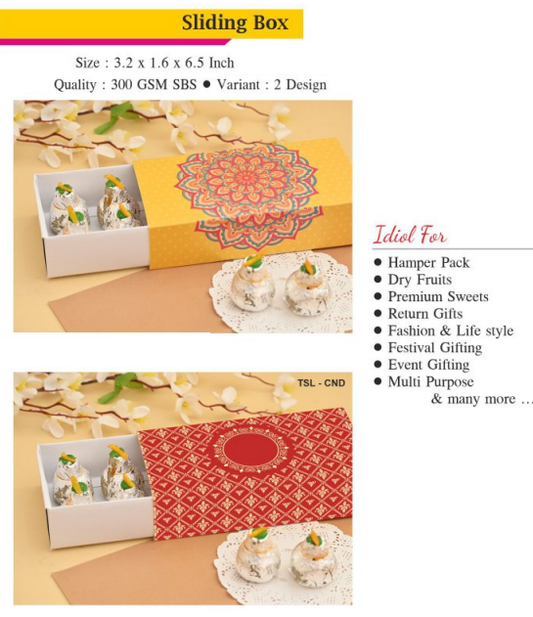 Multi Purpose 8 cavity Sliding Boxes  (Set of 10)
