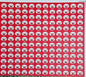 Strawberry Flavour Small 0.5 inch Chocolate Stickers