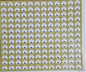 Vanilla Flavour Small 0.5 inch Chocolate Stickers